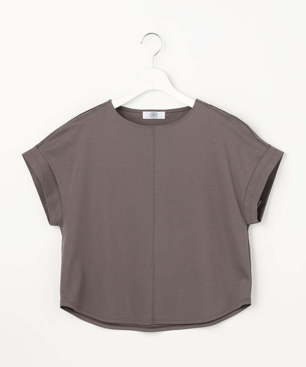 J.PRESS LADIES L 【2WAY】コットンスムース フレンチスリーブ カットソー 