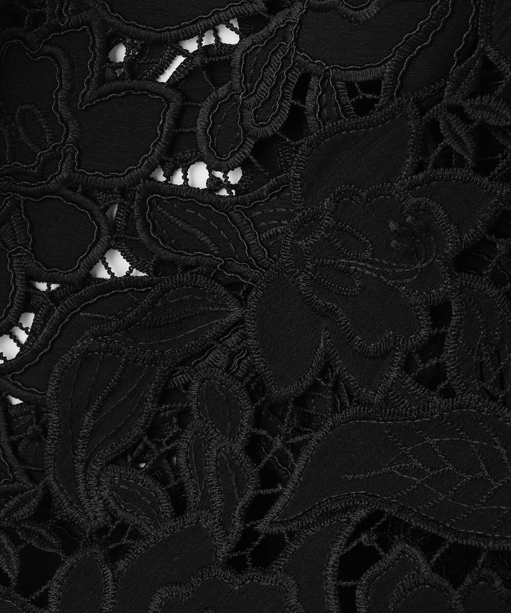 BEIGE， CITRINE / エンブロイダリーレースノースリーブブブラウス 