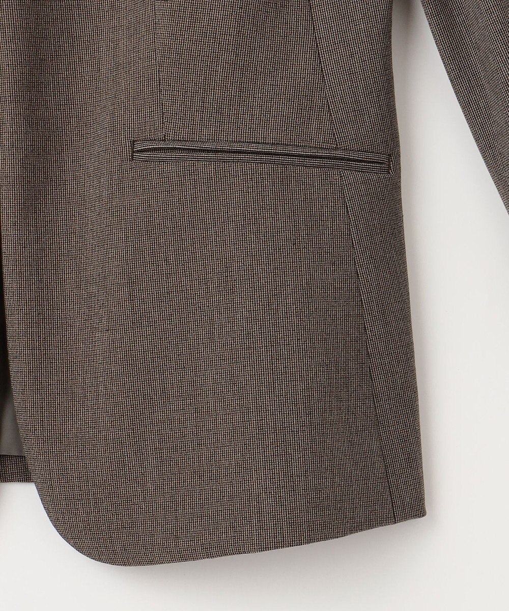 J.PRESS LADIES T/Rアルガンシルク ノーカラー ジャケット 