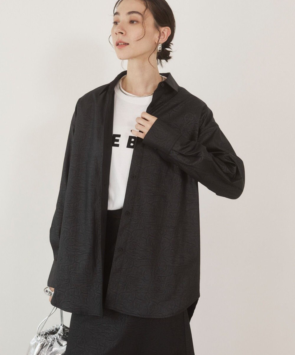 WEGO 【ANGIE VINTAGE】レザーライクシャツ＆スカートセットアップ 