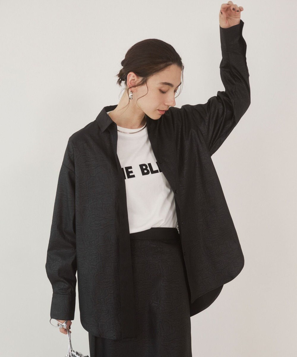 WEGO 【ANGIE VINTAGE】レザーライクシャツ＆スカートセットアップ 