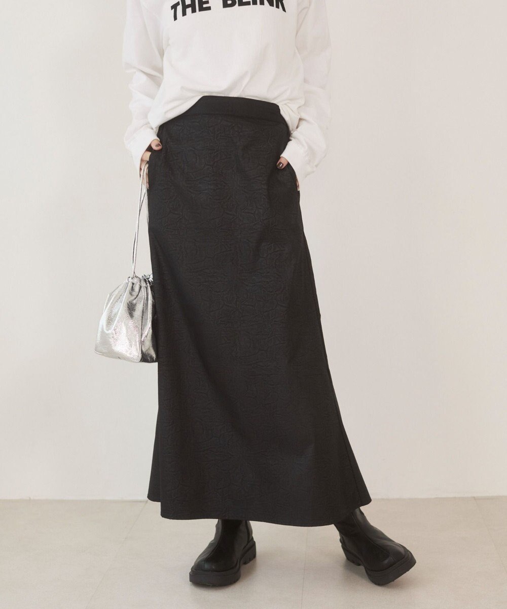 WEGO 【ANGIE VINTAGE】レザーライクシャツ＆スカートセットアップ 