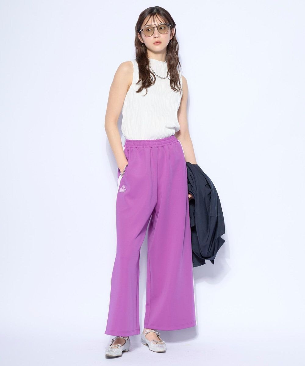 OP／FILA 【Kappa】ジャージ トラックワイドパンツ 