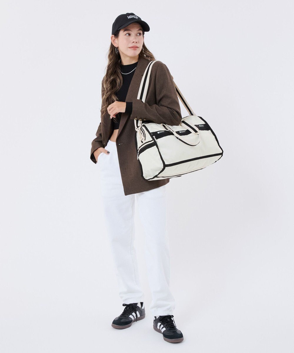 LeSportsac DELUXE MED WEEKENDER/スペクテイターサンドバー/ブラック 