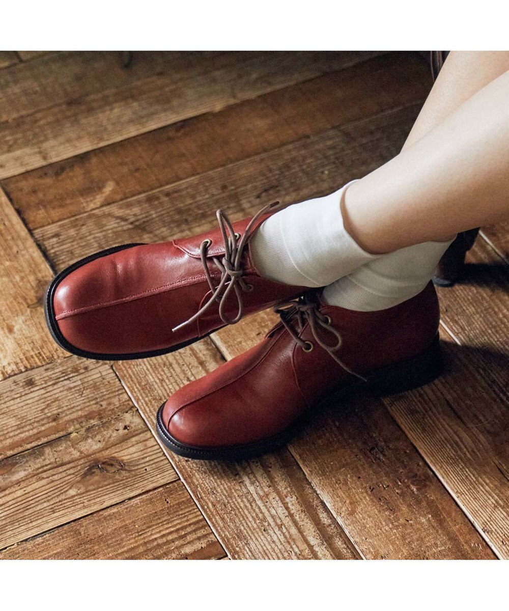 ing <ing>レースアップアンクルブーツ 