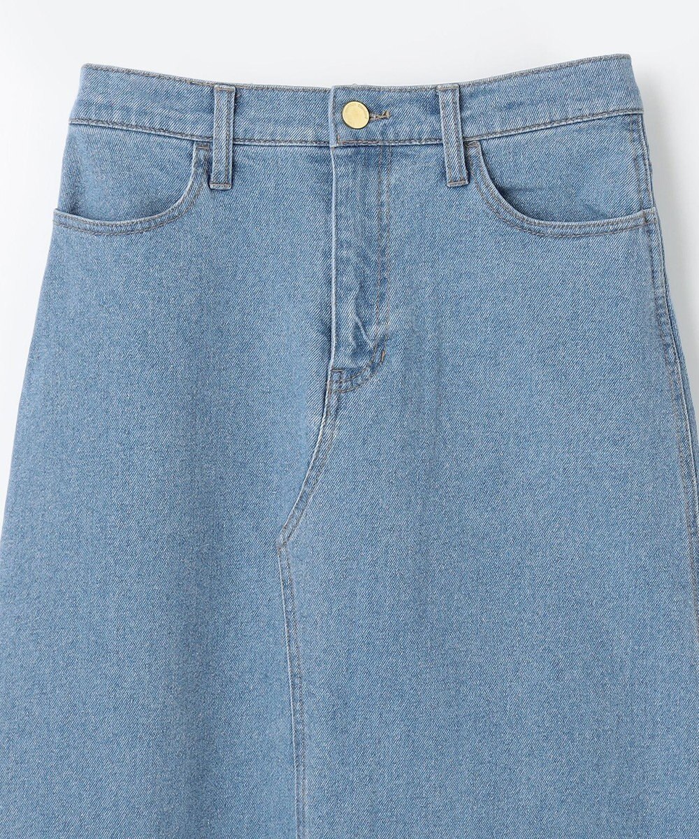 ANY 【洗濯機可能/ストレッチ】フロントスリットデニムスカート 