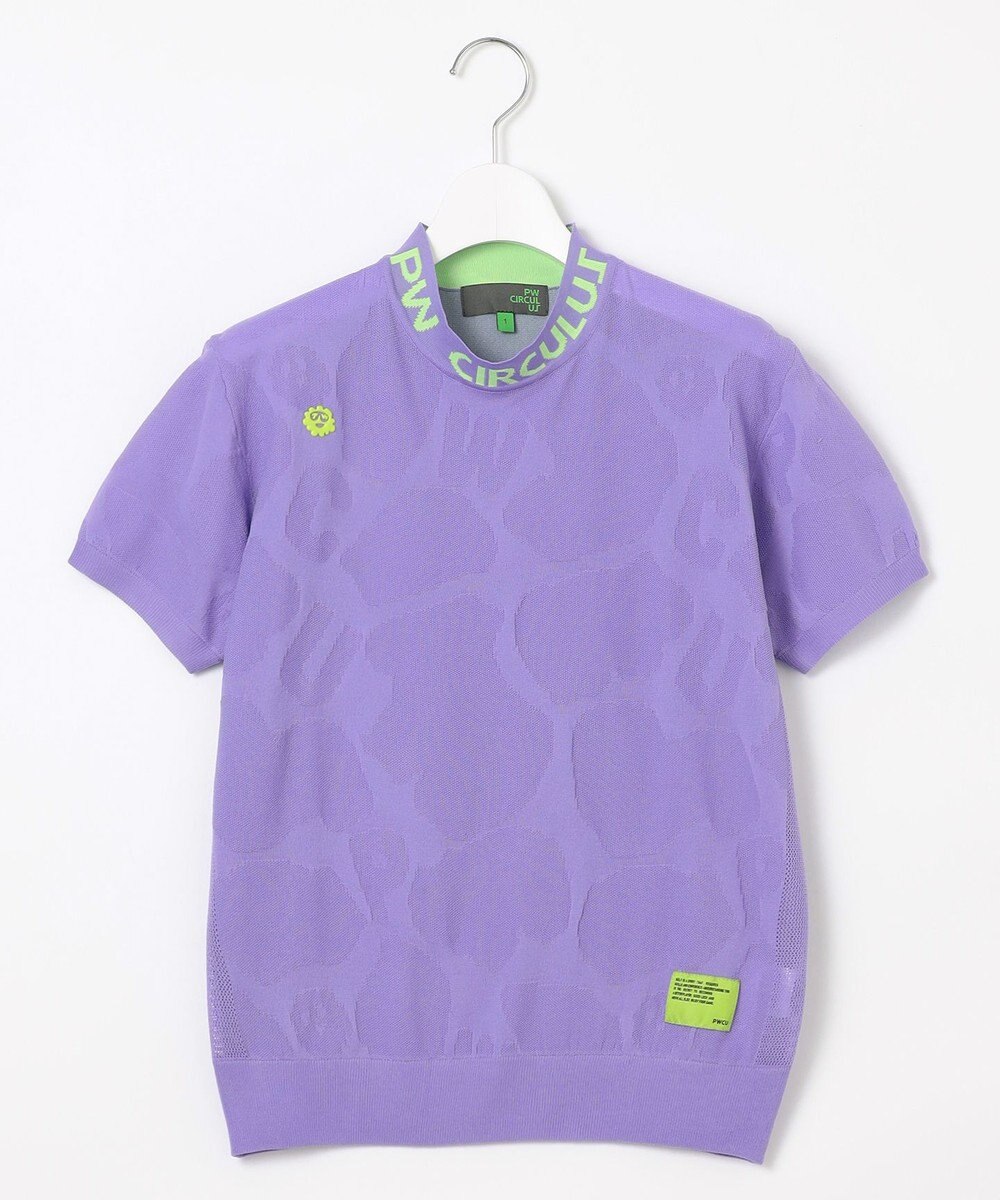 PW CIRCULUS 【手洗い可能】【WOMEN】アニマルドットニットモック ゴルフウェア レディース 