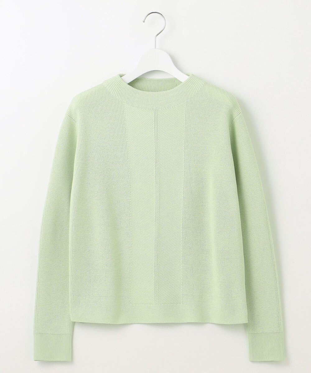 J.PRESS LADIES 【洗える】CLEAR COTTON BLEND ボトルネック ニット 