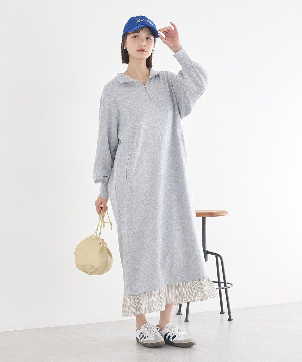 earth music&ecology レイヤーヘムワンピース 