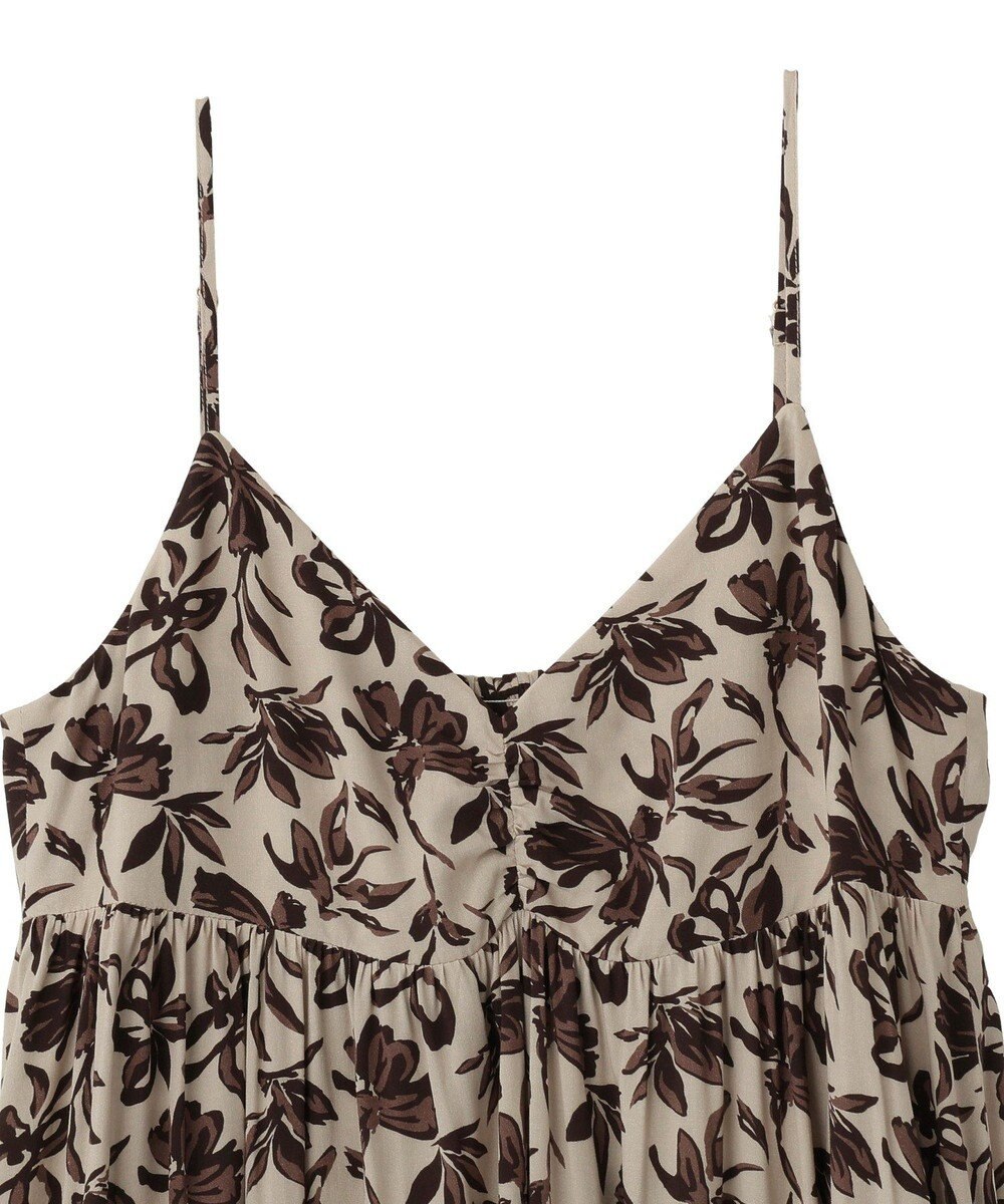 YECCA VECCA アートプリントキャミワンピース 