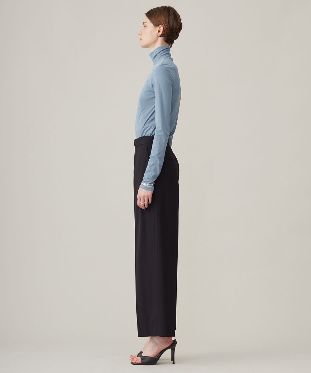 ICB 【洗える】 パウダリーチュール ハイネックトップス 