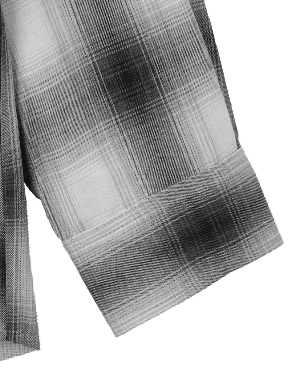 WEGO 【ユニセックス着用ITEM】グラフィックオンブレチェックシャツ（LS） 