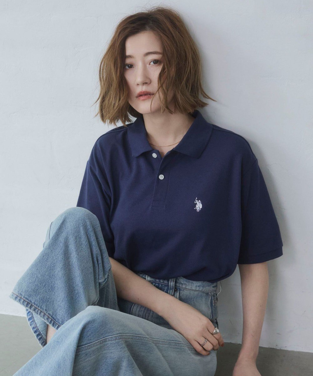 WEGO 【ユニセックス着用ITEM/SMLサイズ展開】U.S. POLO ASSN.別注ポロシャツ 