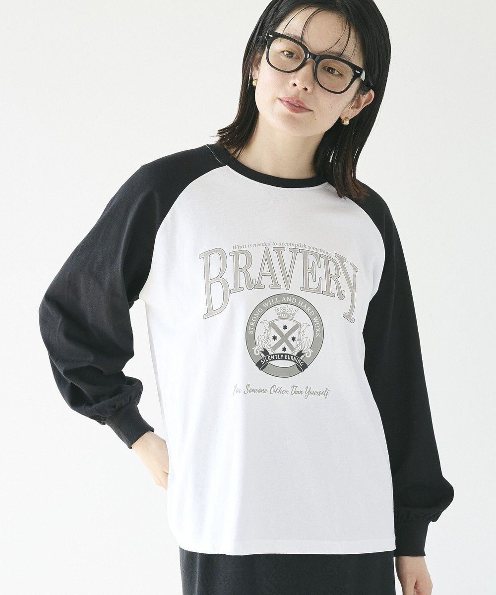 CRAFT STANDARD BOUTIQUE ラグランフロッキープリントＴｅｅ 