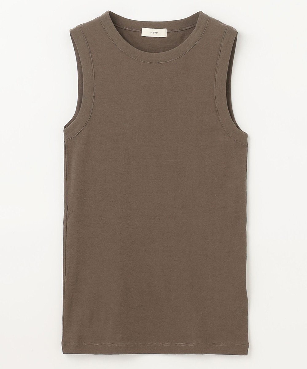 NAVE 【Nave・洗える】ガーゼフライス タンクトップ 