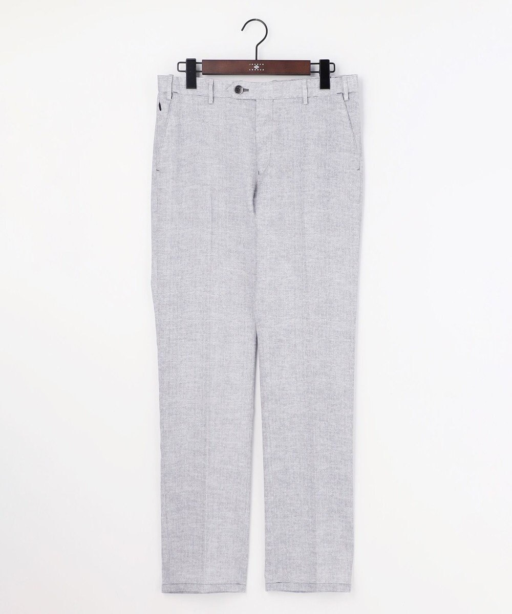 JOSEPH ABBOUD 【ウエストも伸びる!/清涼/軽量/ストレッチ】クールピケストレッチ パンツ 