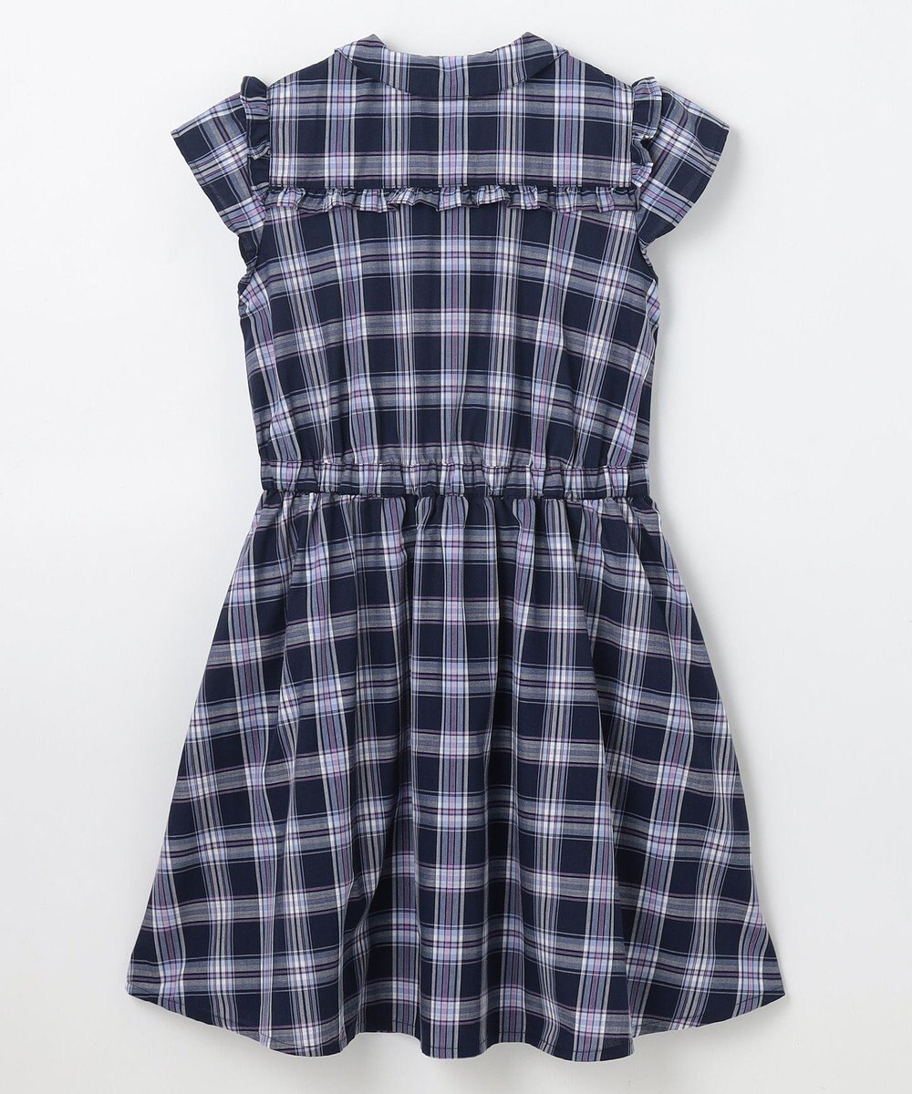 組曲 KIDS 【150-160㎝】プランタンチェック ワンピース 