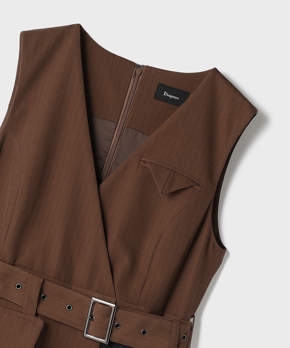 GRACE CONTINENTAL プリーツジャンパースカート 