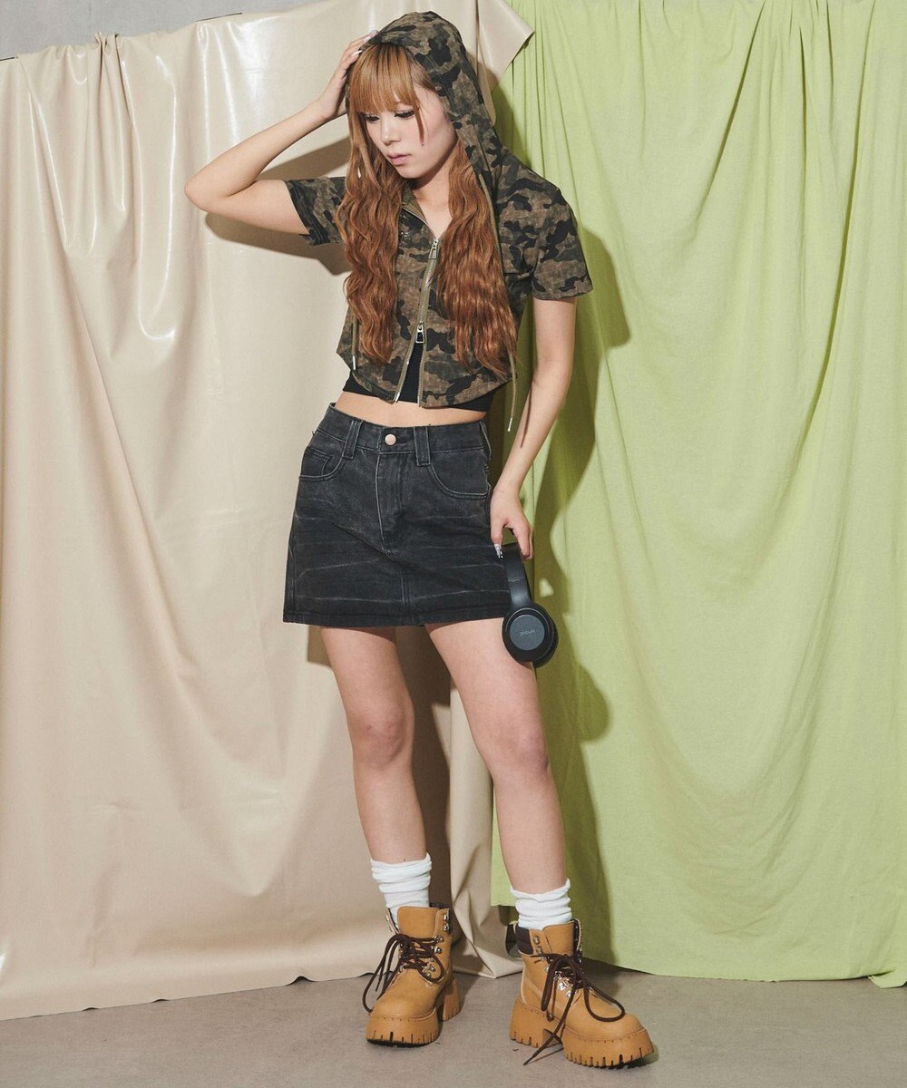 WEGO WジップクロップドSSピチPK 