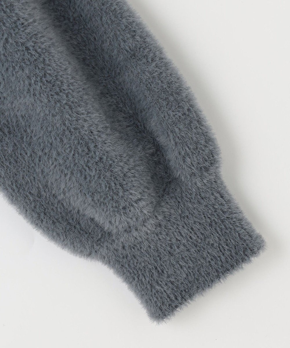 ANY SIS シャギーニット カーディガン 