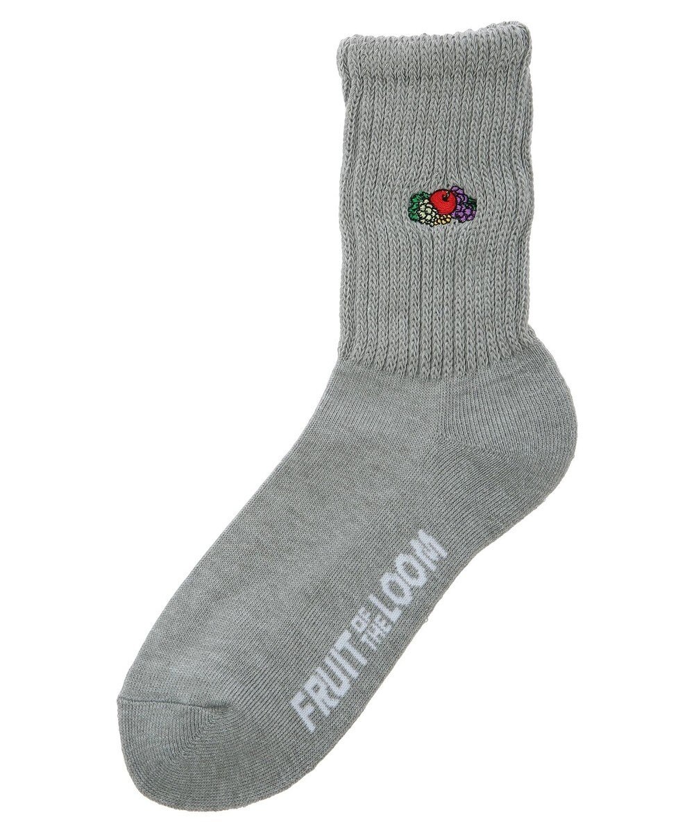 Green Parks ■ＦＲＵＩＴ　ＯＦ　ＴＨＥ　ＬＯＯＭ　刺繍３ＰソックスＡ 