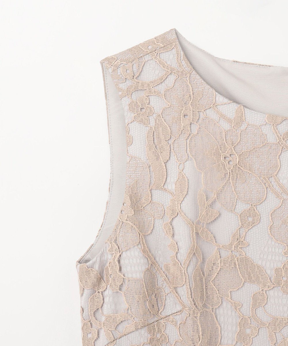 GRACE CONTINENTAL リバーレースタックドレス 