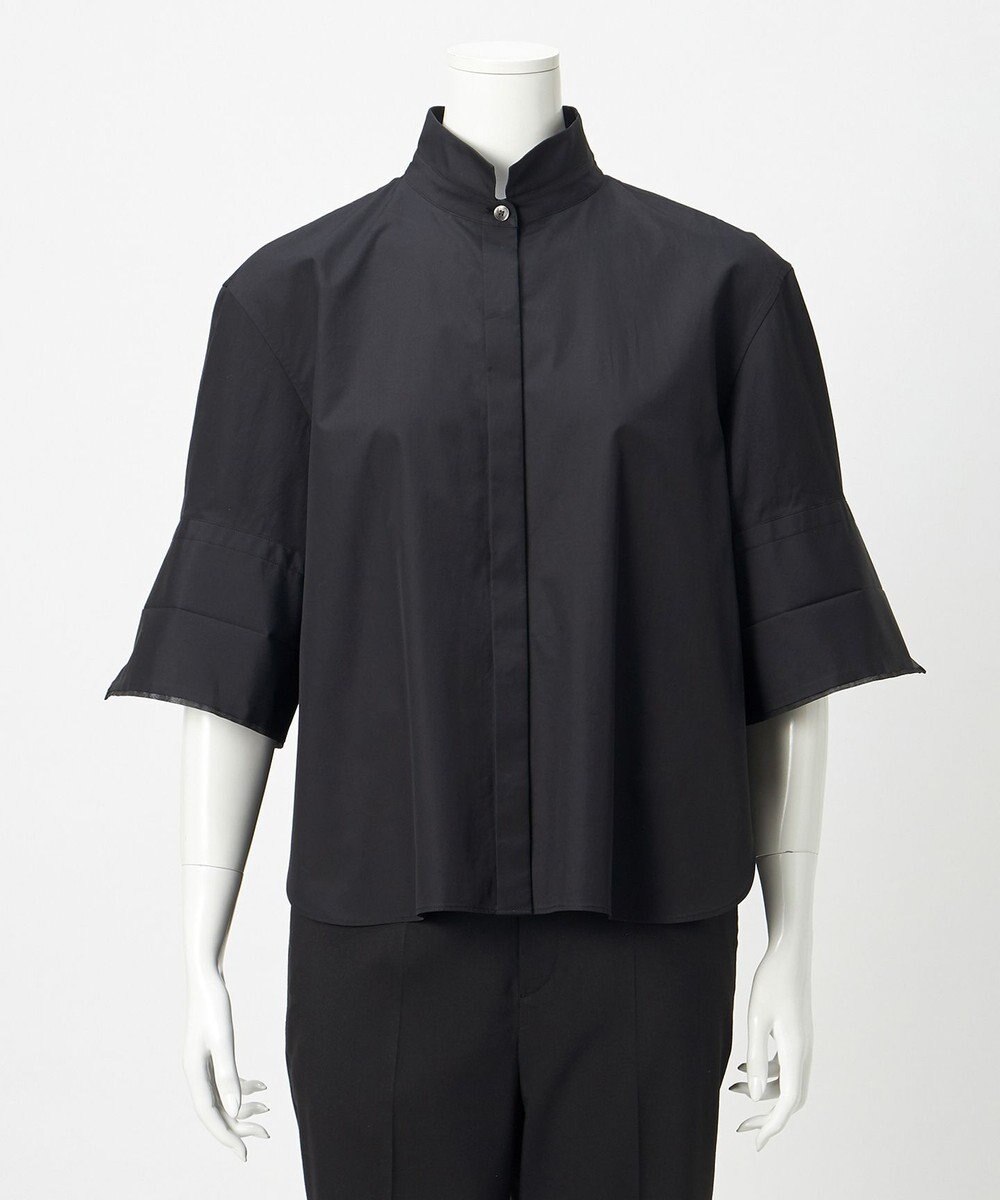 23区 【エステータ】THOMAS MASON ダブルカフス ハーフスリーブシャツ 