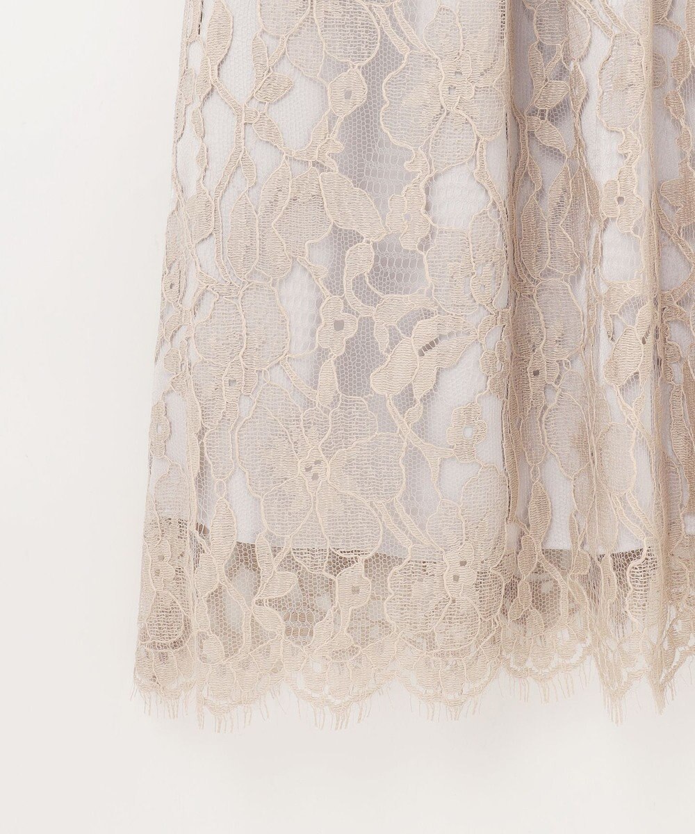 GRACE CONTINENTAL リバーレースタックドレス 