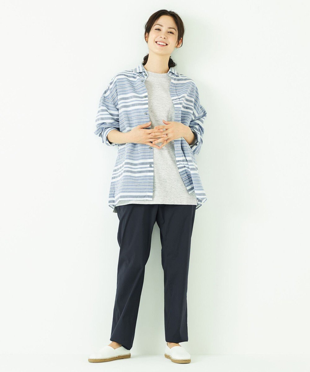 JOSEPH ABBOUD MOUNTAIN 【SPACE】OGビッグボーダー シャツ 