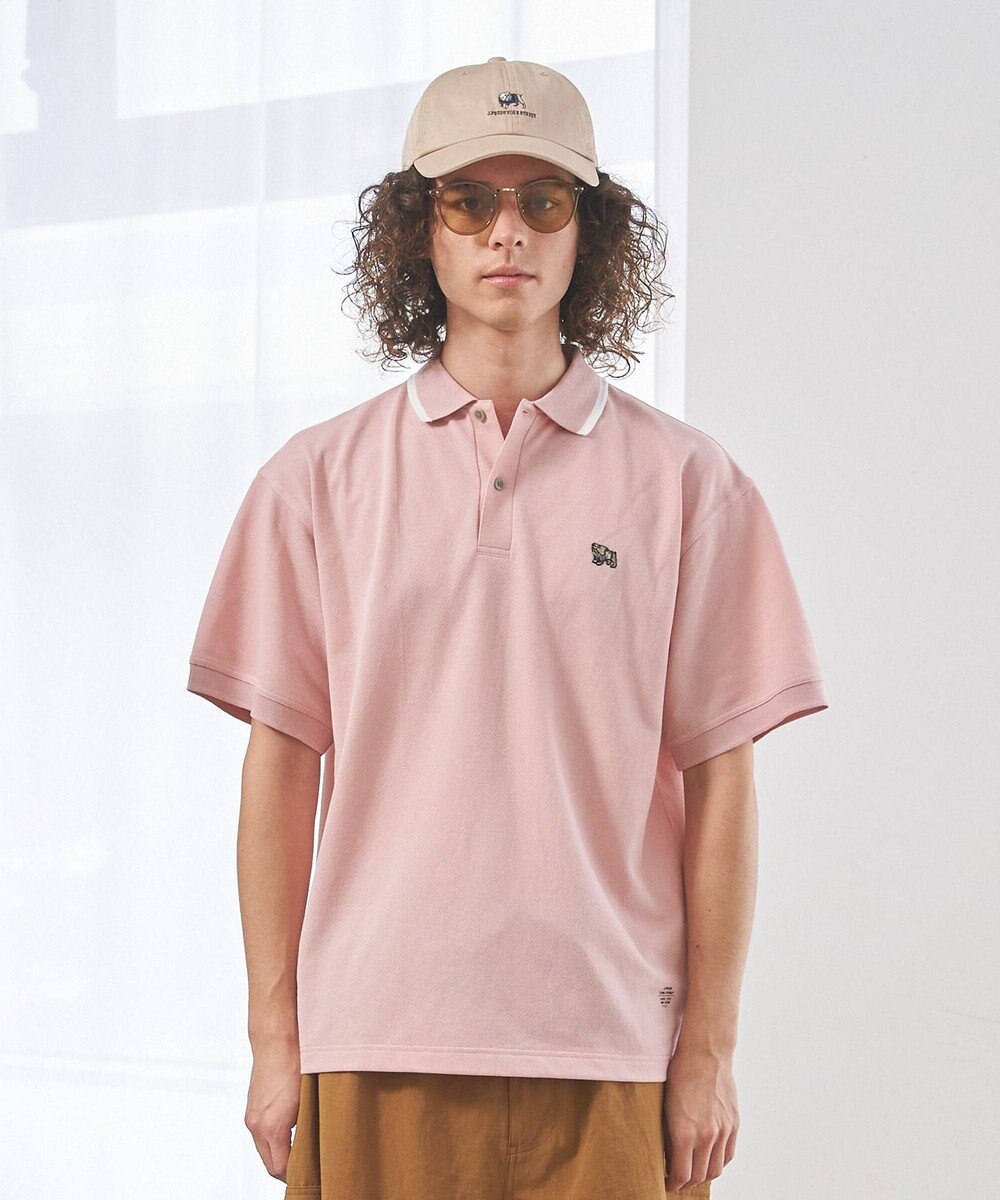 J.PRESS YORK STREET 【UNISEX】ブルドックワンポイント ポロシャツ 