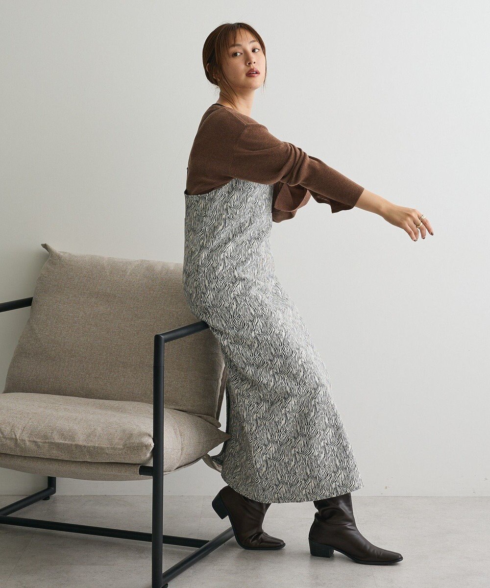 CRAFT STANDARD BOUTIQUE ゼブラ柄キャミワンピース 