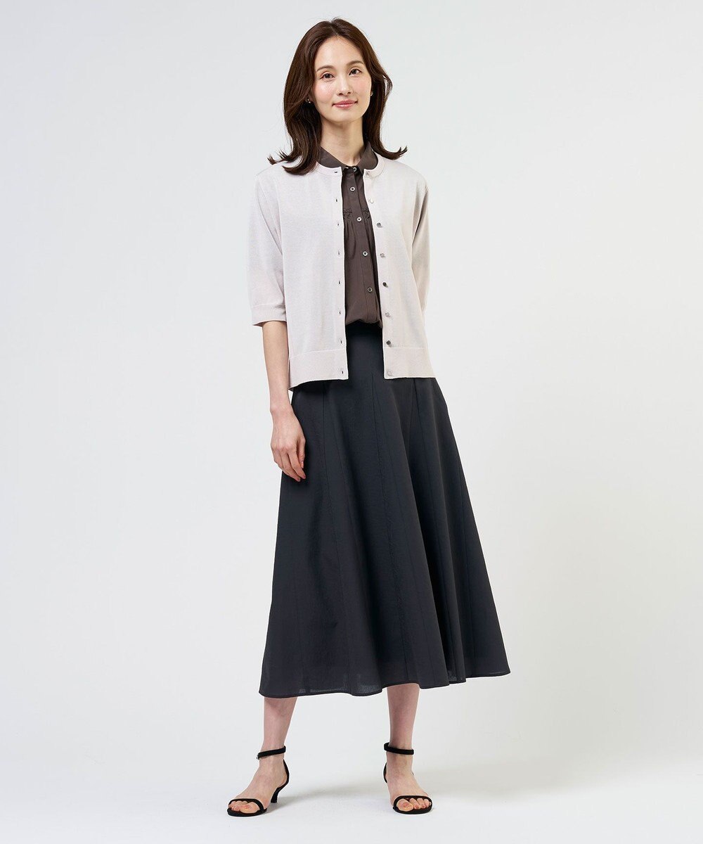 J.PRESS LADIES S シアードライトリコット シャツライク カットソー 