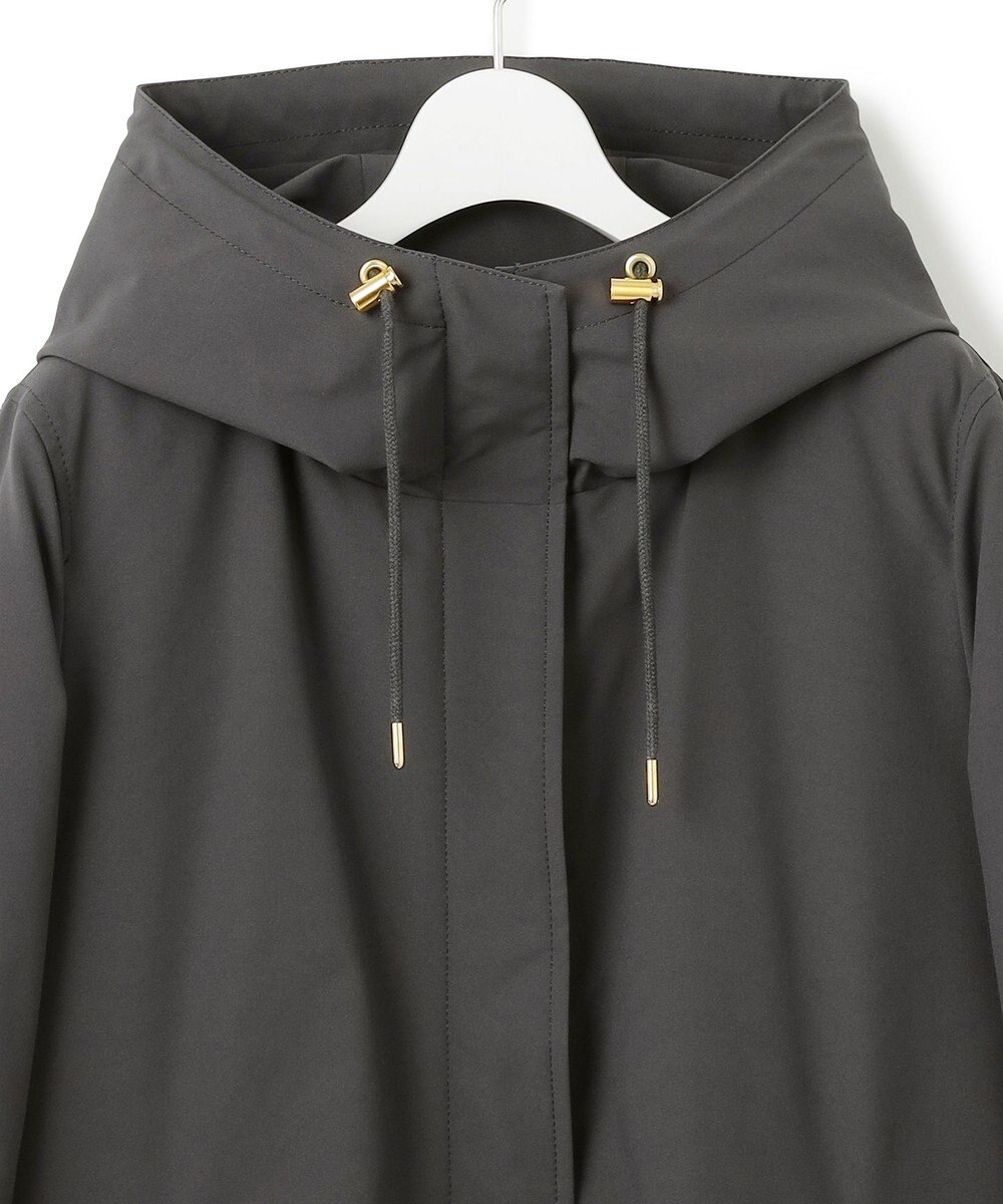 23区 L 【一部店舗限定/滝沢眞規子さん着用/撥水加工】ミリタリー フーデット ダウンコート 