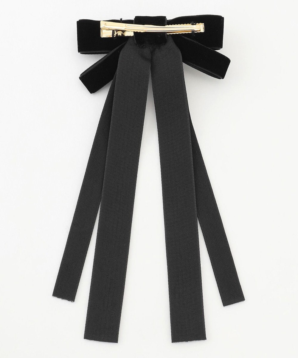 組曲 【好評につき追加販売】ベルベットリボンヘアクリップ 