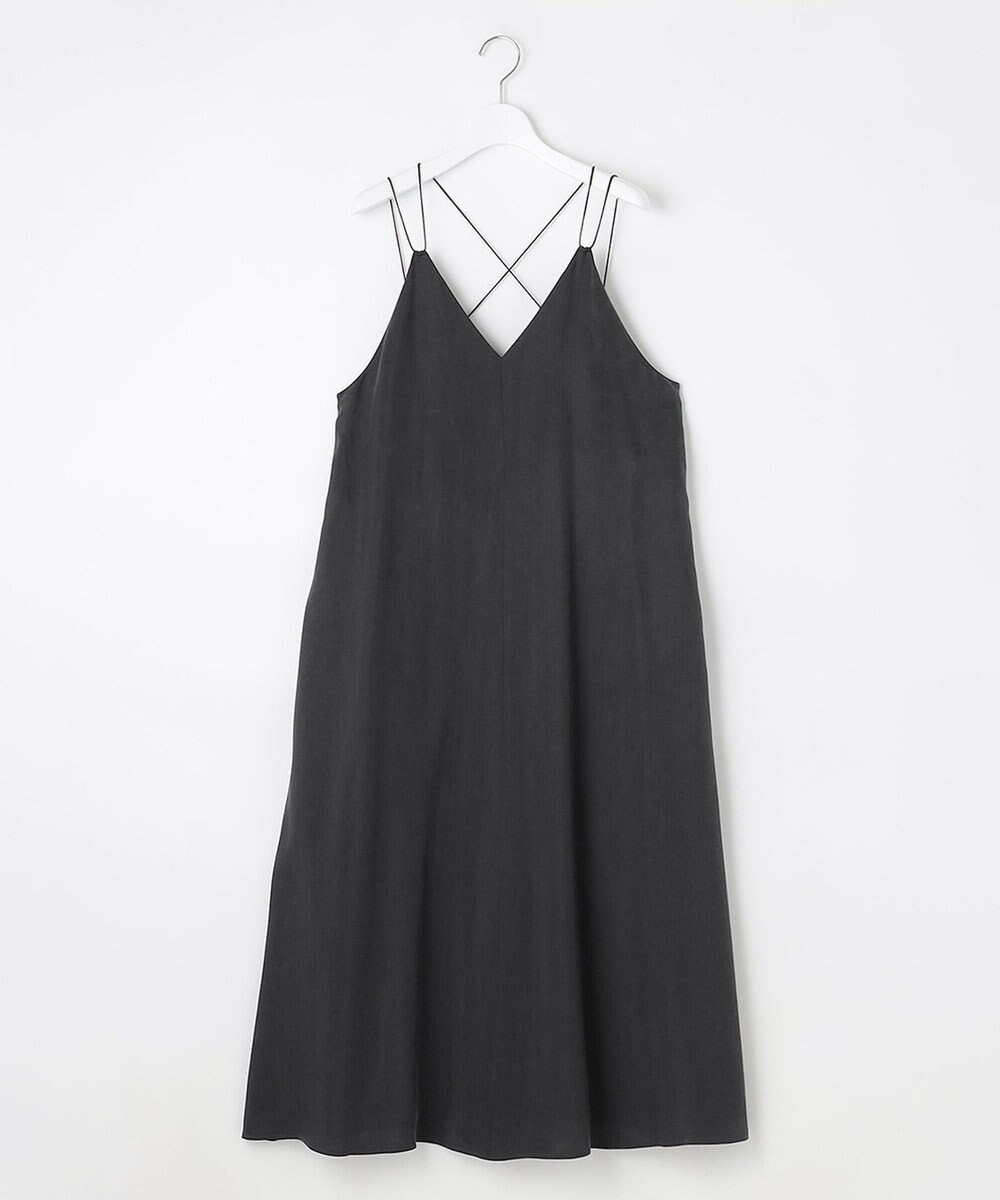 23区 【SLOW/一部店舗限定】キュプラフィブリルクロス キャミ ワンピース 