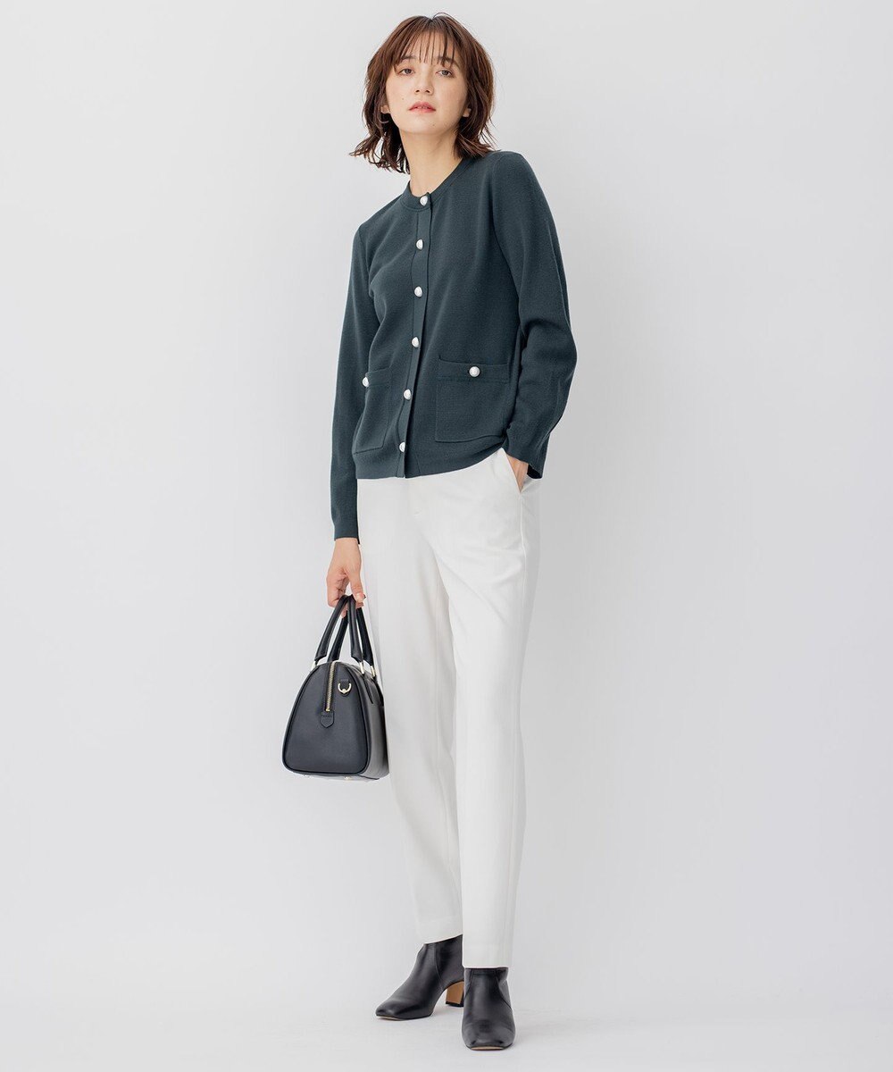 23区 【CLASSY.12月号掲載】TRストレッチギャバ テーパード パンツ 