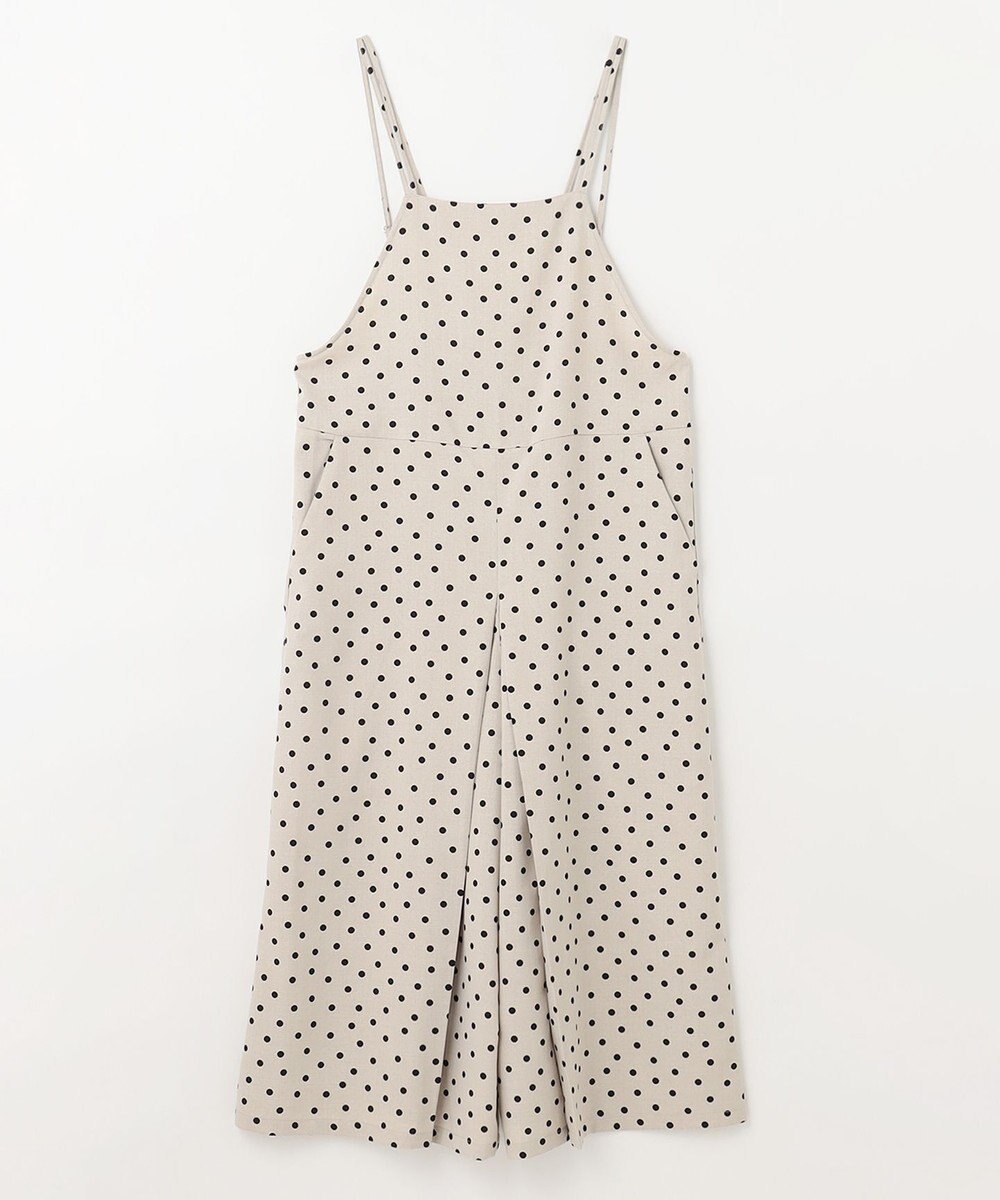 ANY 【洗濯機可/着丈調整可】ドットプリント サロペット 
