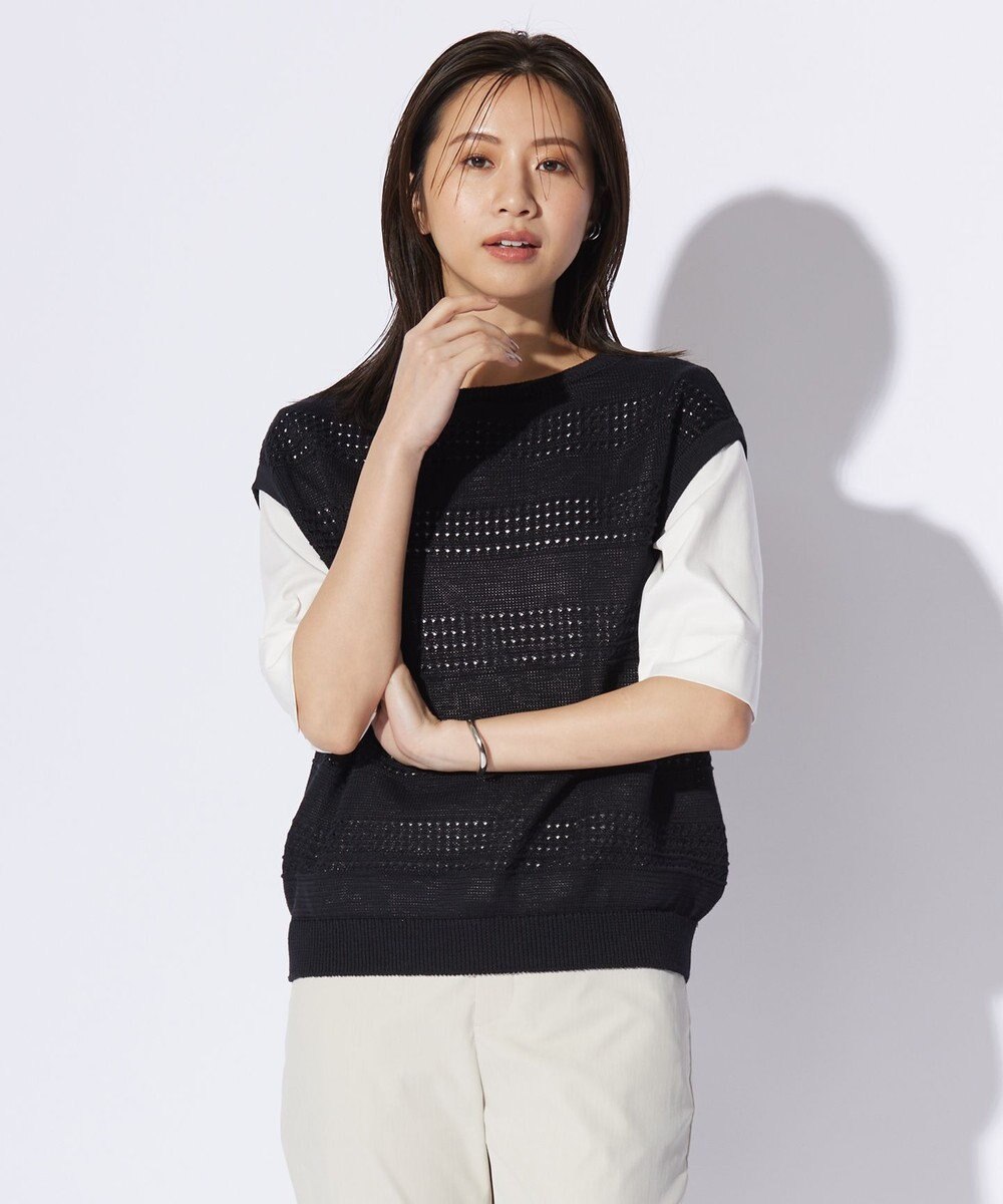 洗える】PATTERN ニット ベスト / J.PRESS LADIES | ファッション通販