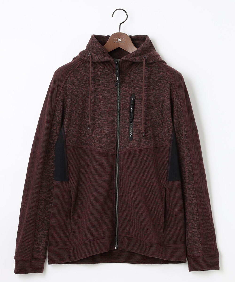 JOSEPH ABBOUD MOUNTAIN 【UNISEX】ランダムスラブリップ パーカー 