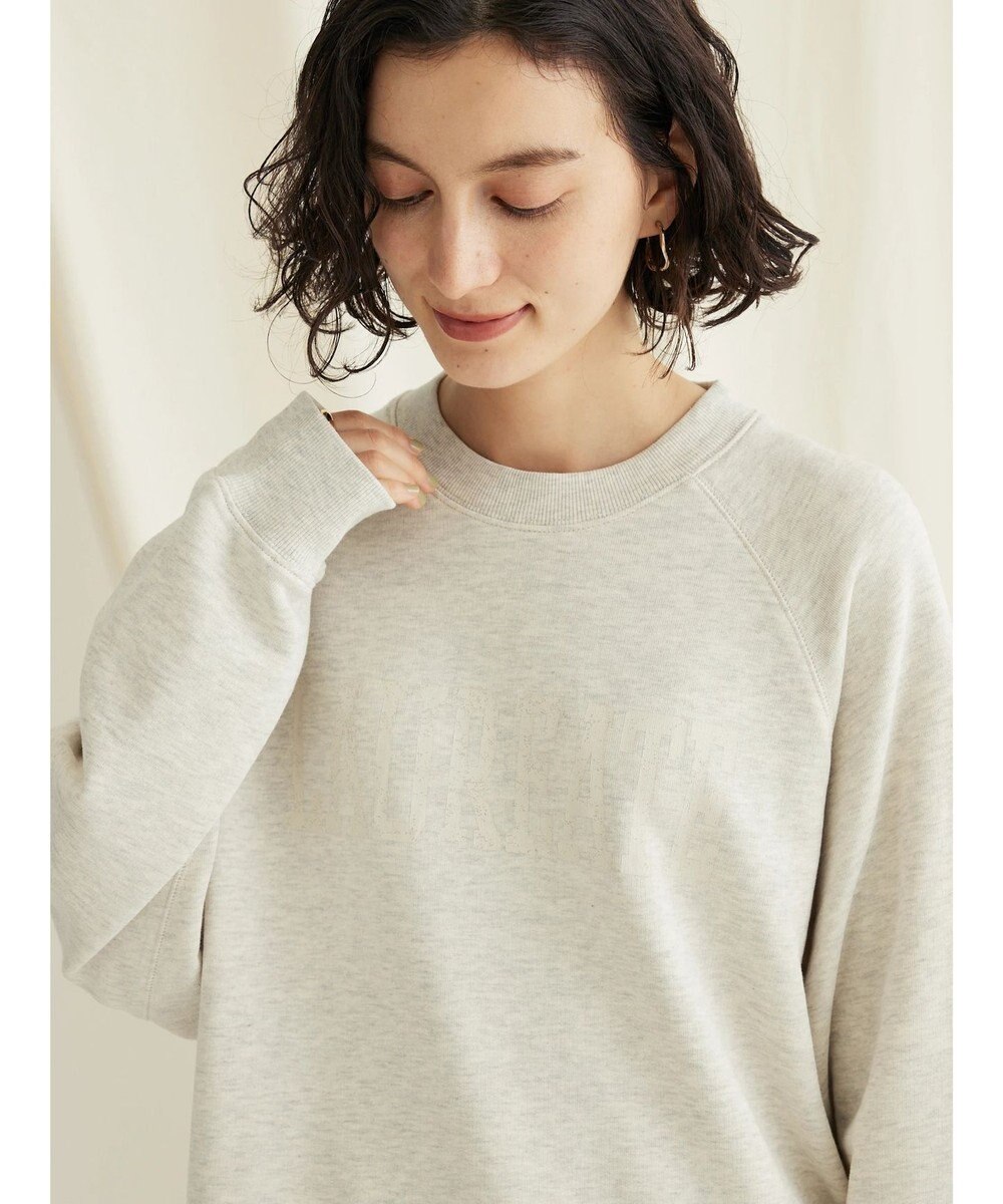 CRAFT STANDARD BOUTIQUE プリント裏毛ビッグプルオーバー 