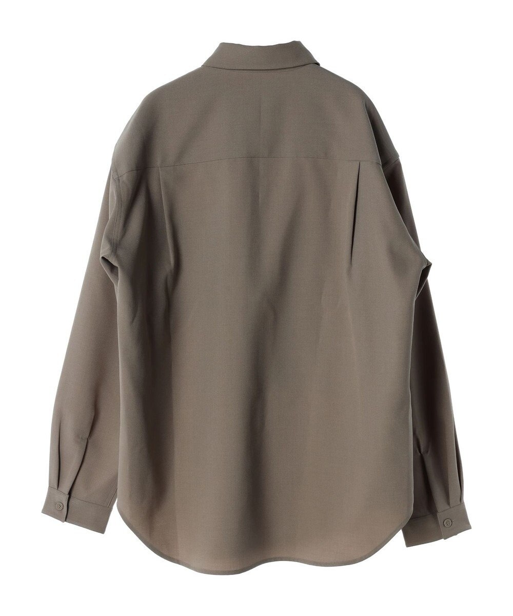 CRAFT STANDARD BOUTIQUE ポリエステルツイルポケッタブルシャツ 