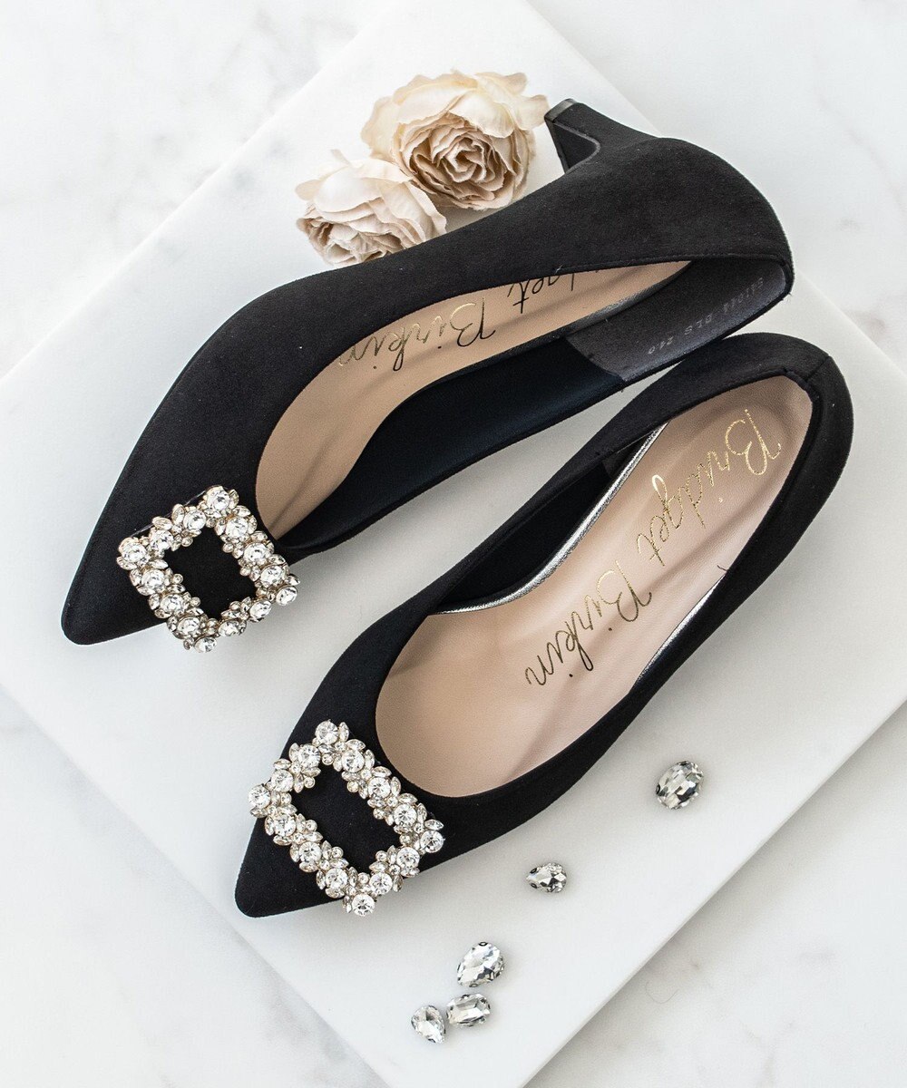 Bridget Birkin 【Bridget Birkin】ポインテッドビジューパンプス 