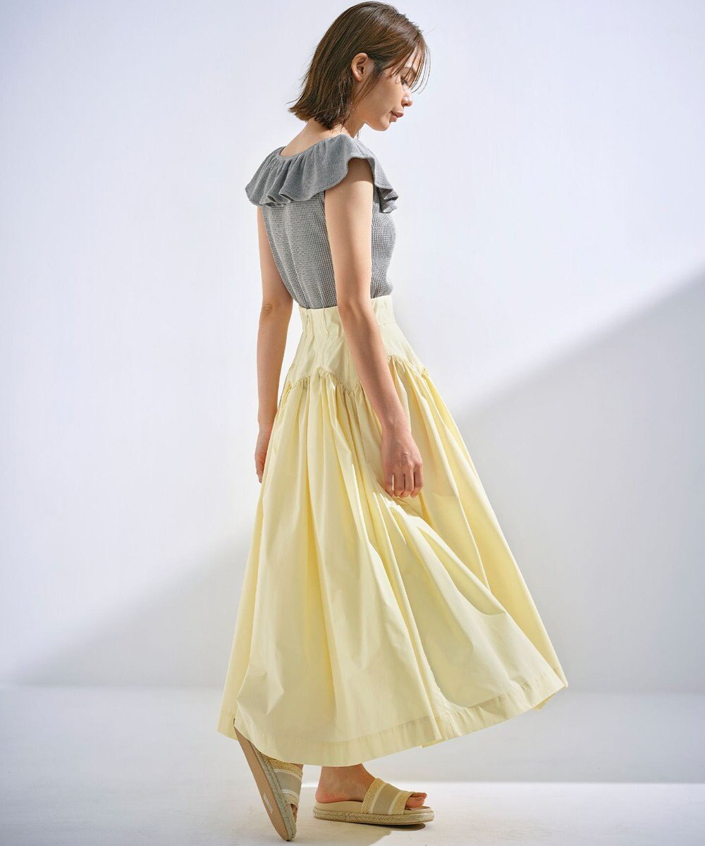 組曲 【組曲×setsuko sagittaire】カーヴィフレアスカート 