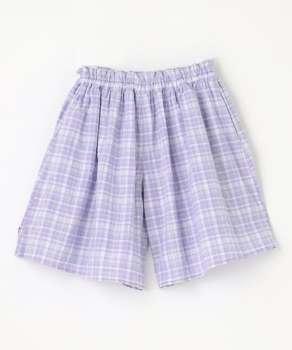 ANY KIDS チェック柄 ショート パンツ 
