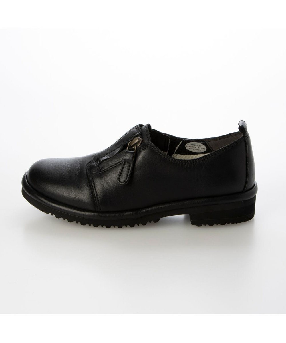 ing <ing>【サスティナブル】サイドファスナーデザインシューズ 