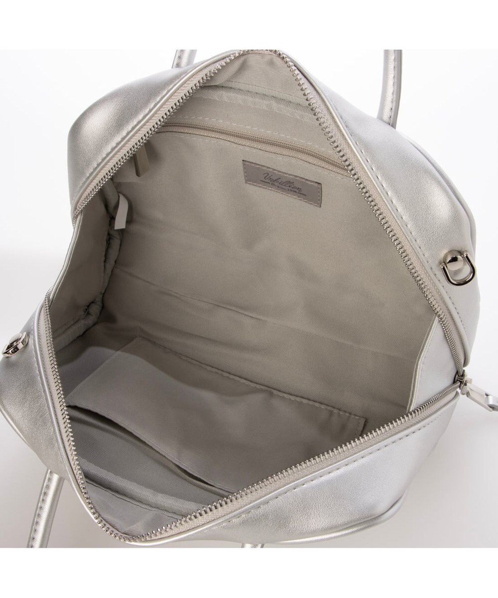 UNBILLION カシュカシュ cachecache / チャーム付横長ボストン 