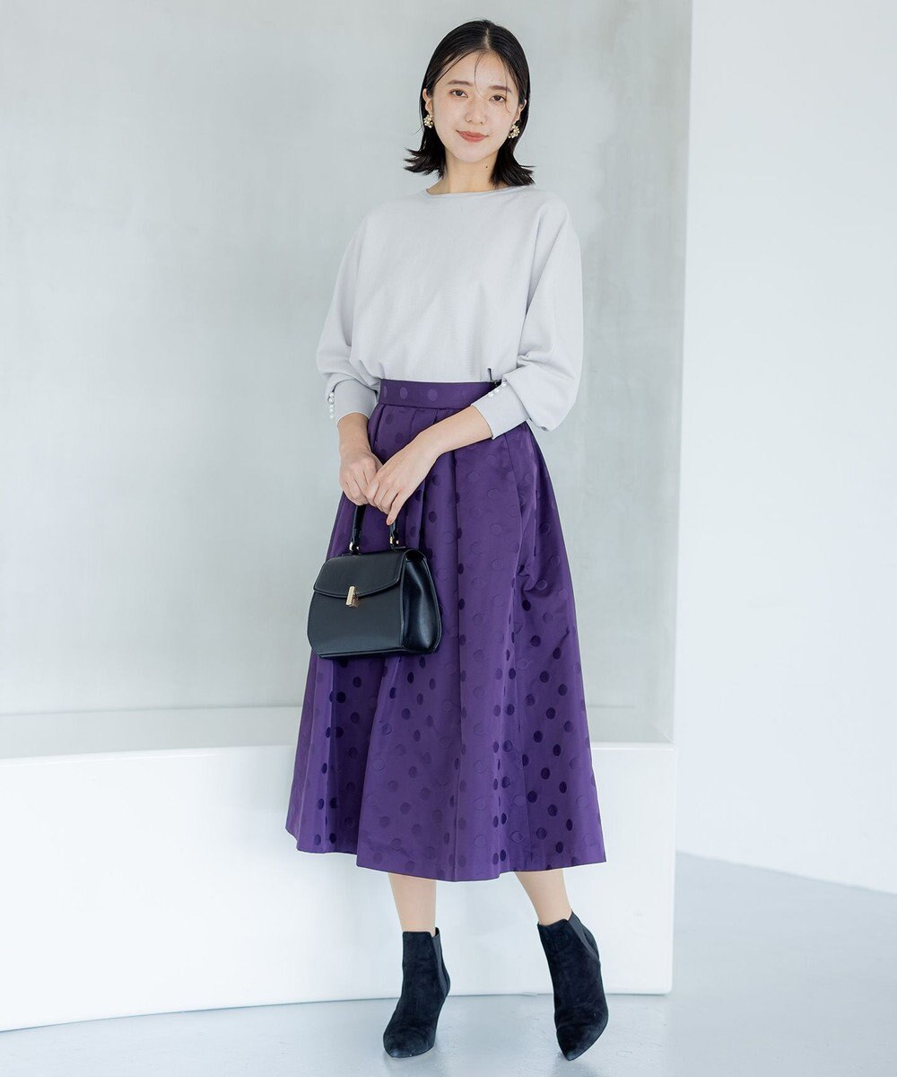 組曲 L 【洗える・6色展開】Elenaドルマンニット プルオーバー 