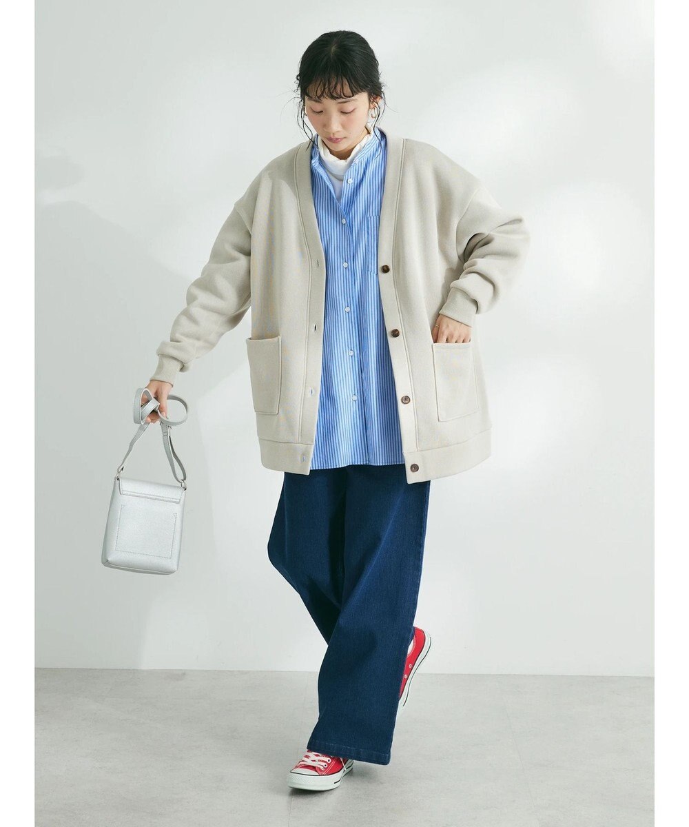 CRAFT STANDARD BOUTIQUE ニットフリースＶネックカーディガン 