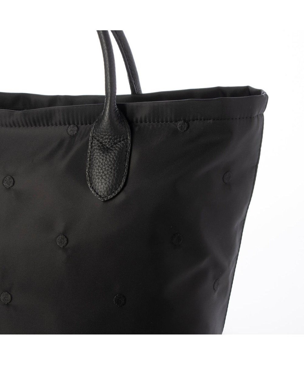 UNBILLION ペルケ perche / ナイロンドット刺繍2wayトート 