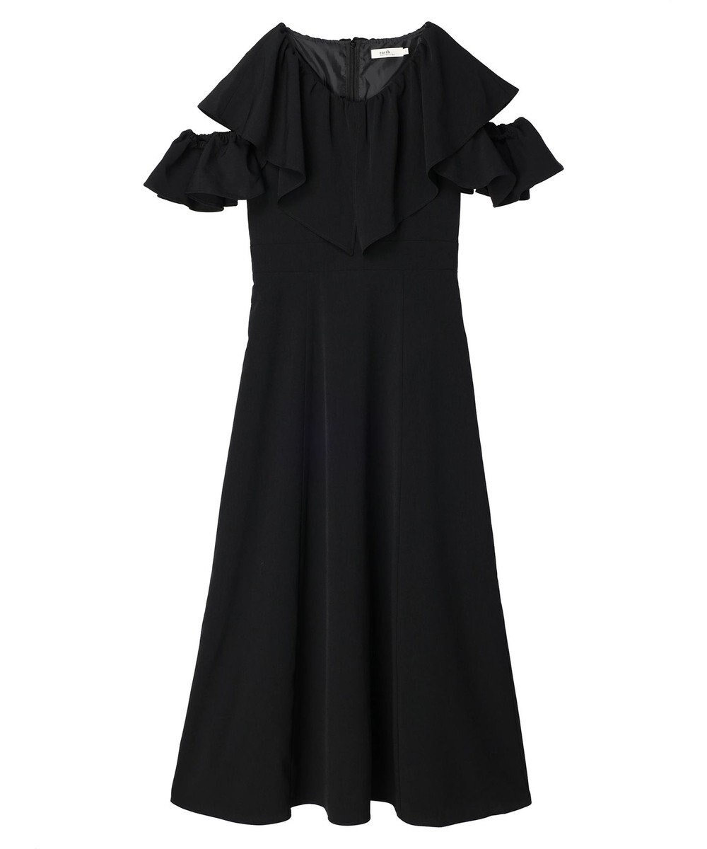 earth music&ecology ２ＷＡＹ　フリルスリーブワンピース 